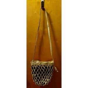 NWT Tianni Chapter One Black/Gold Metallic Hampton Spa Crossbody purse‎